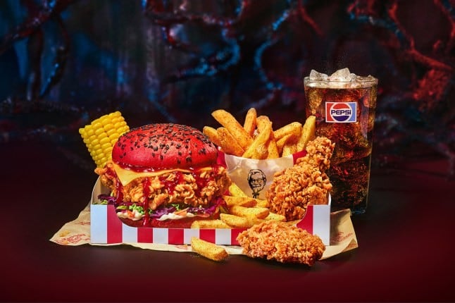 KFC's Stranger Things menu