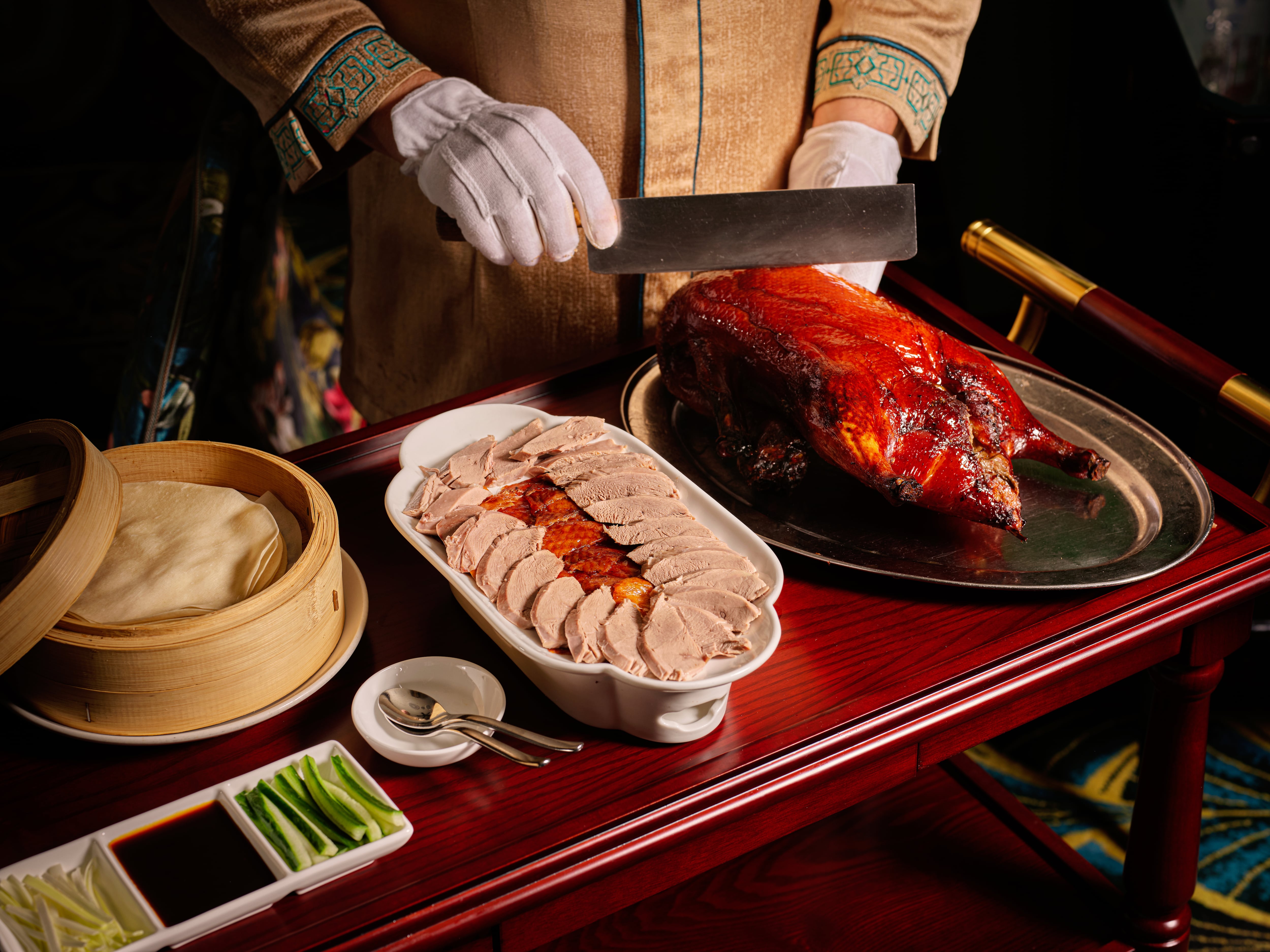 Pecking duck at China Tang