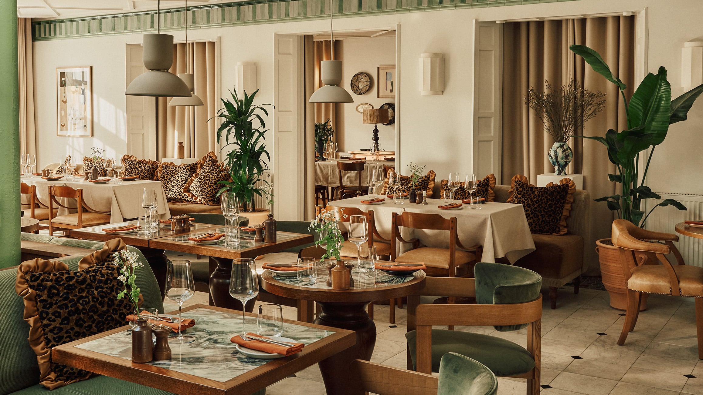 The main restaurant at Crafted at Powdermills