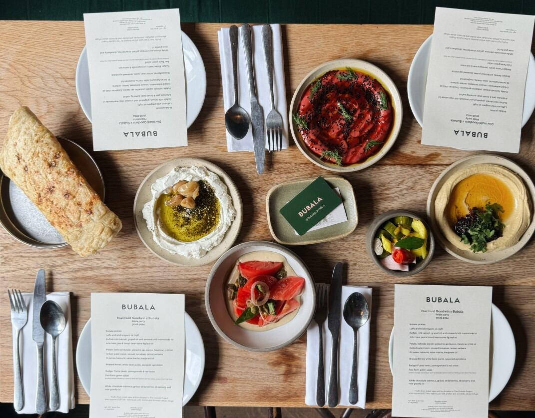 A selection of dishes at Bubala King's Cross