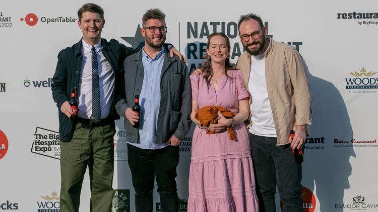 The Little Chartroom's Roberta Hall-McCarron and Shaun McCarron with team