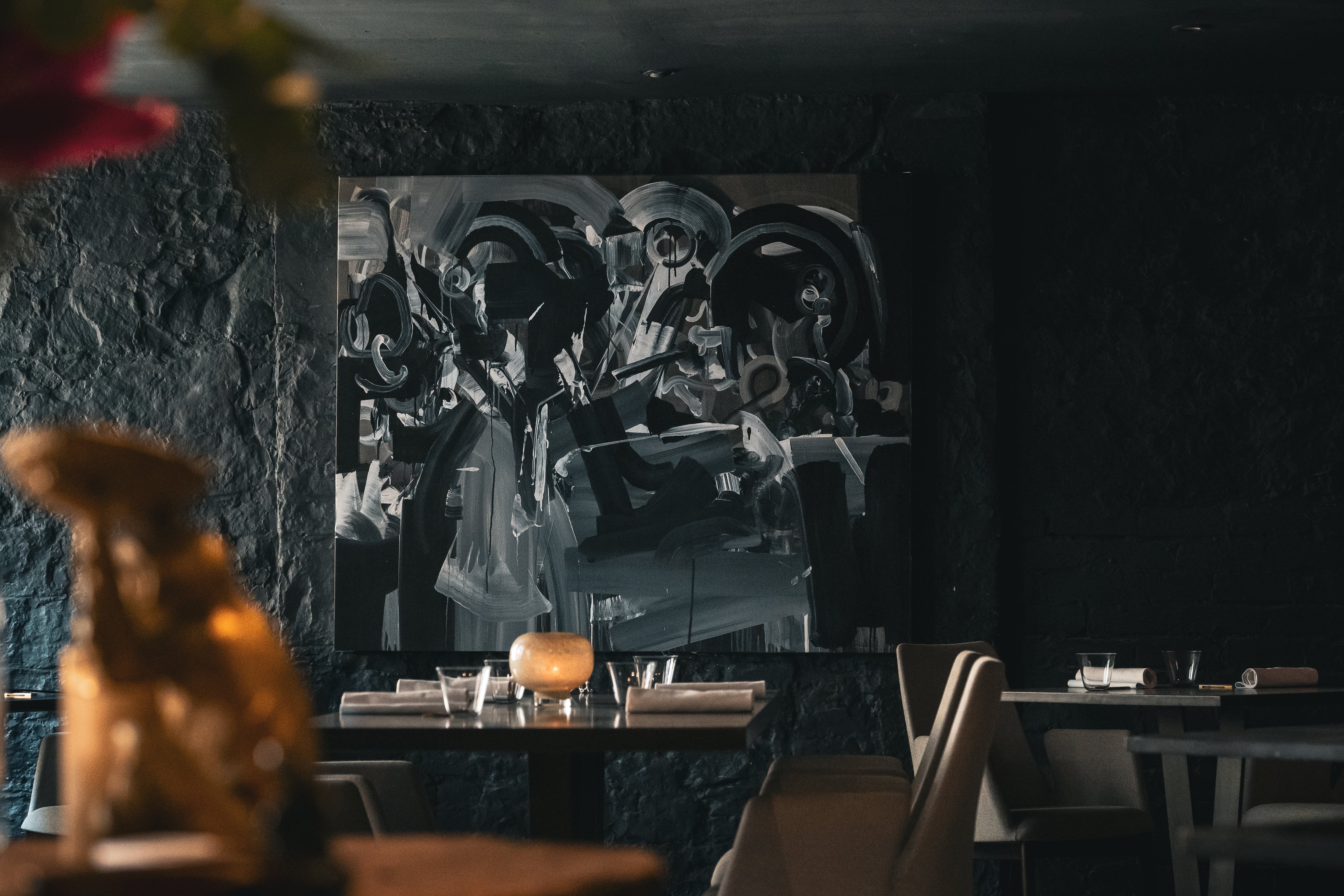 Interior shot of Avery restaurant