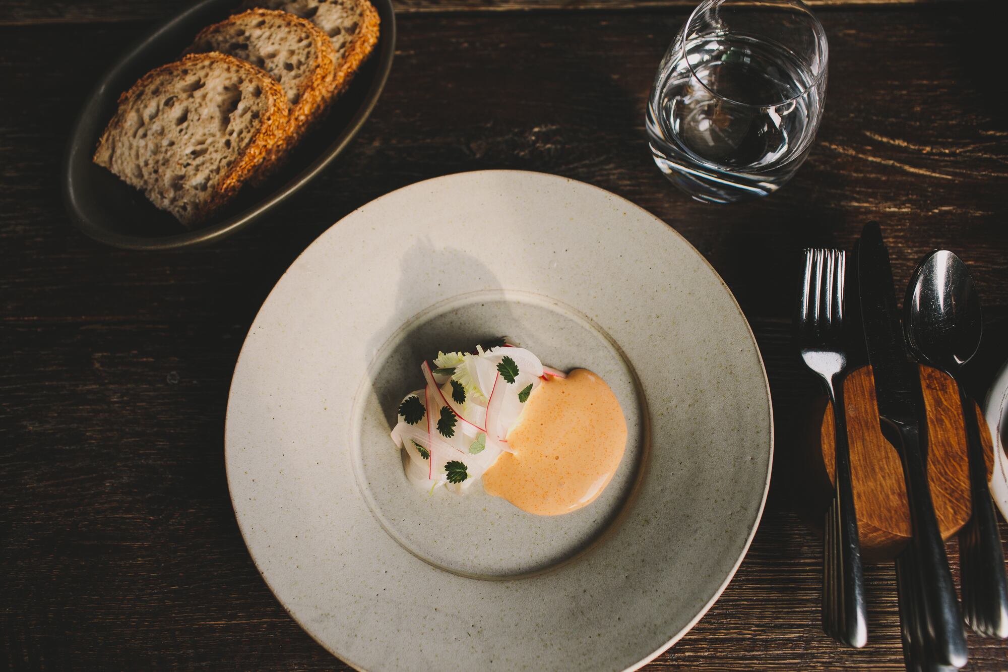 Dishes as Kynd restaurant