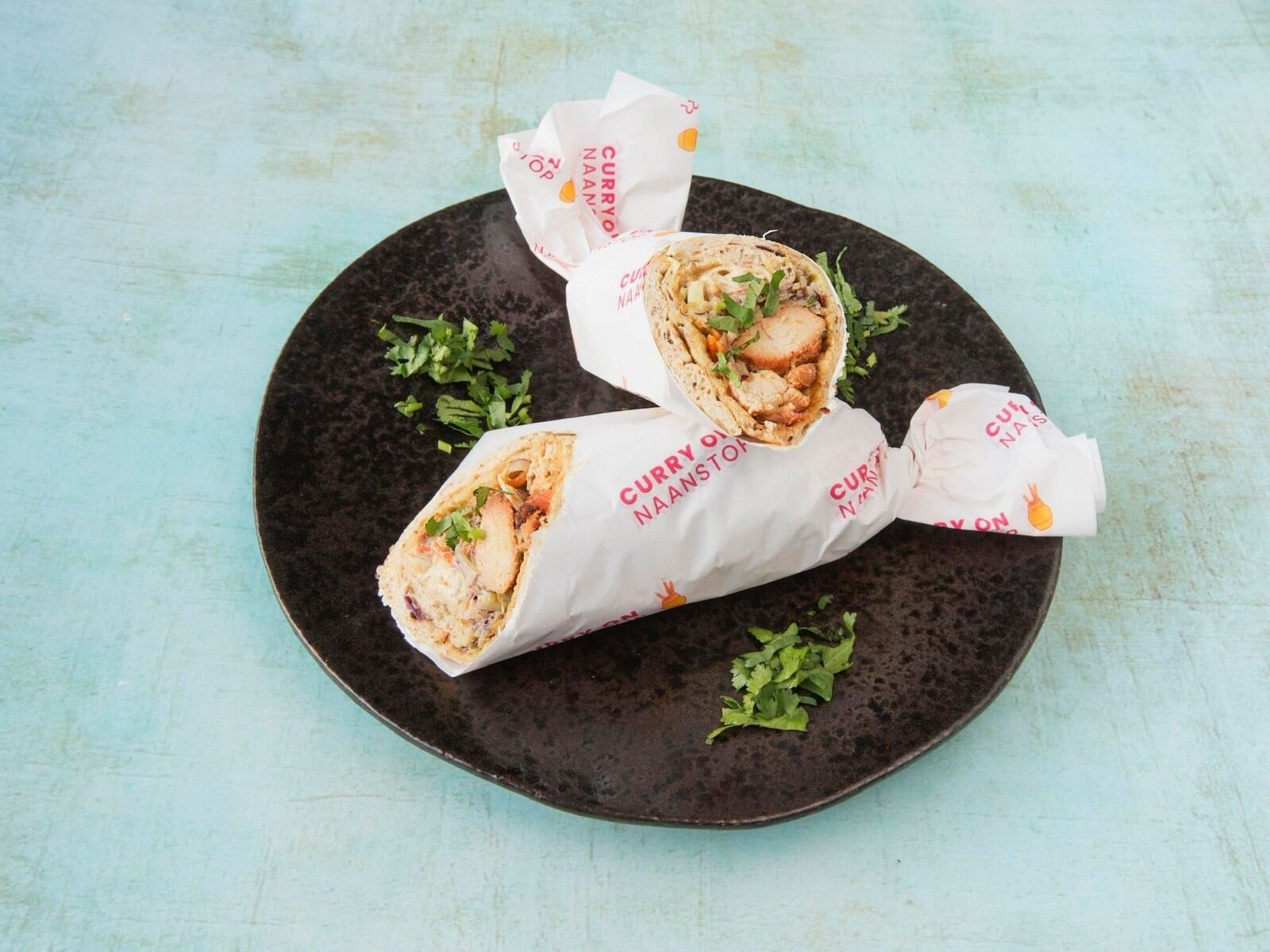 Chicken Tikka Naan Wrap