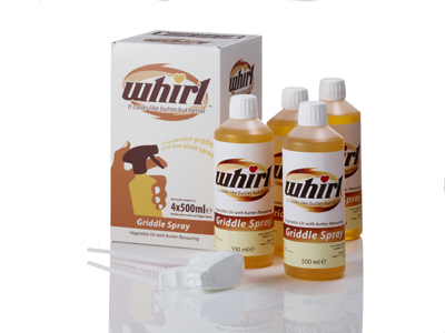AAK launches spray bottle format of Whirl butter alternative