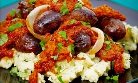 Chef creates Lincolnshire sausage Bhuna