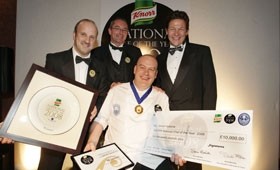 Simon Hulstone wins Knorr Chef of the Year 2008 title