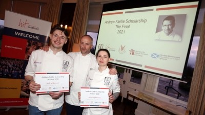 Andrew Fairlie Scholarship finals to take place next month