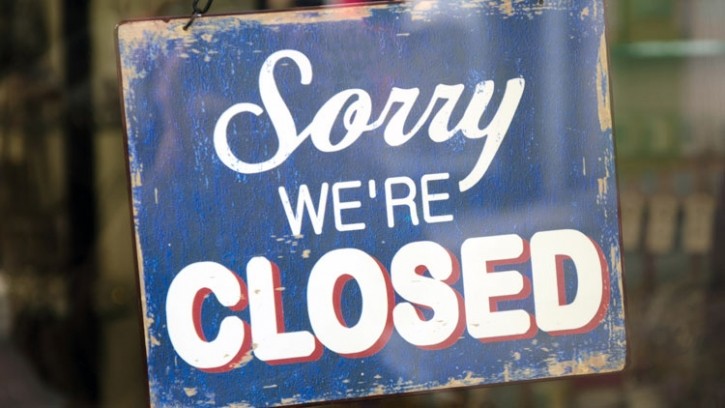 Restaurant closures reach decade high