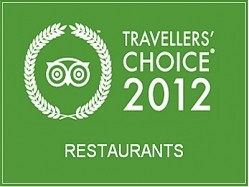 The inaugural Travellers' Choice awards recognise favourite dining establishments in cities worldwide, based on millions of reviews on TripAdvisor