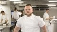 Chef Niall Keating leaves his Lunar restaurant near Stoke-on-Trent